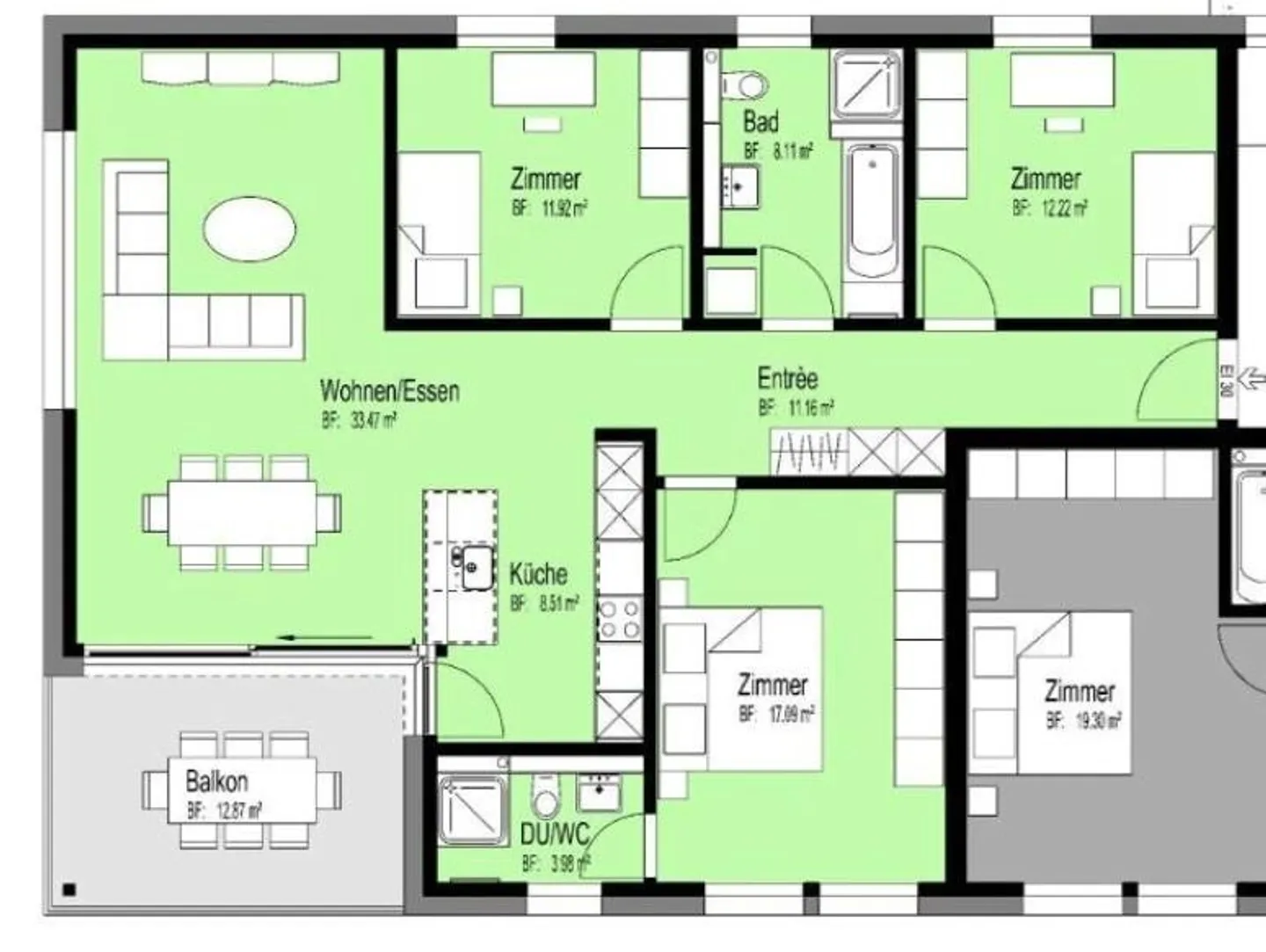 Appartamento 4.5 stanze - Foto 2 di 2