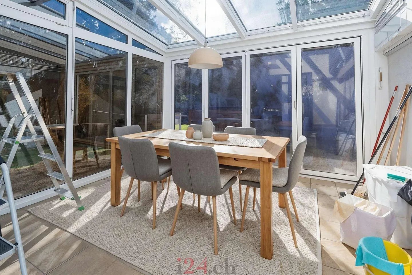 Maison individuelle de 6,5 pièces avec jardin et véranda à louer à Lachen... - Photo 9 sur 19