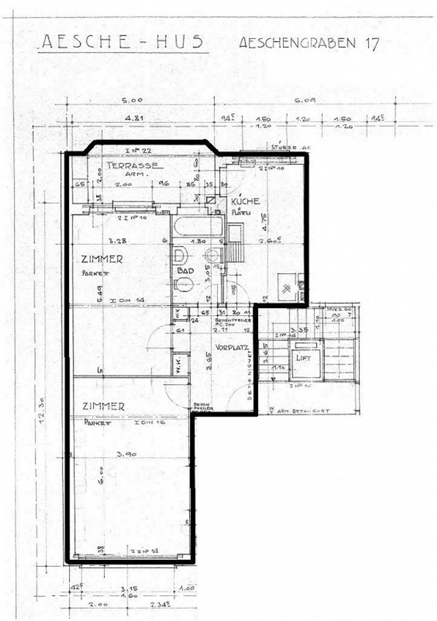 Grosszügige 2-Zimmer-Wohnung mit Balkon - Foto 6 von 6