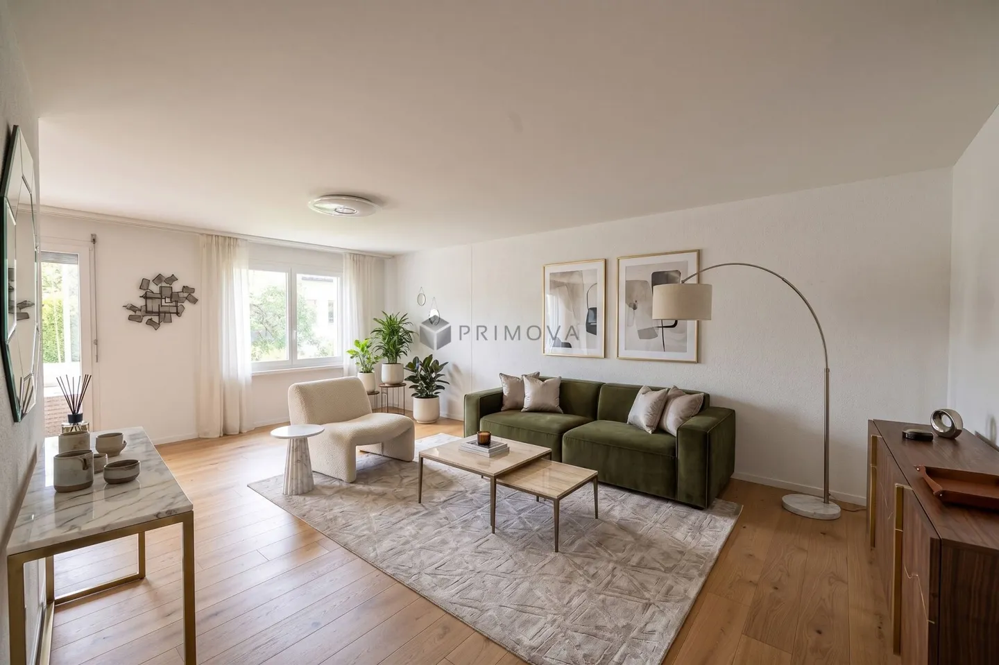 Bonheur de vivre lumineux à Lerchenfeld - Appartement élégant de 3,5 pièces avec balcon - Photo 2 sur 9