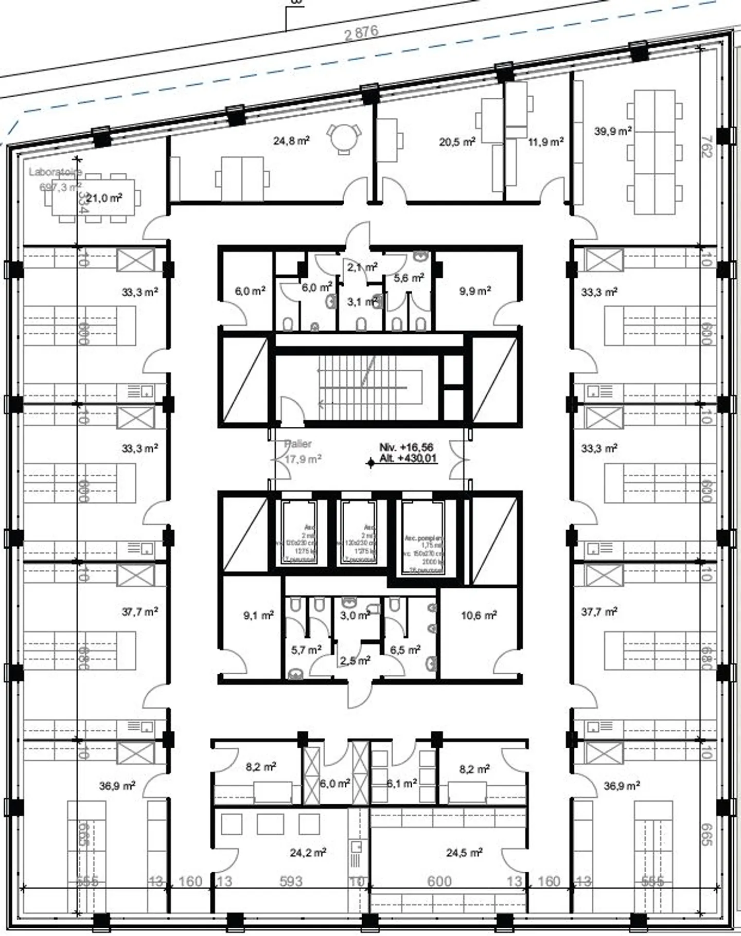 Offices and laboratories from 350 m2 for rent in Ecublens - Photo 5 of 5