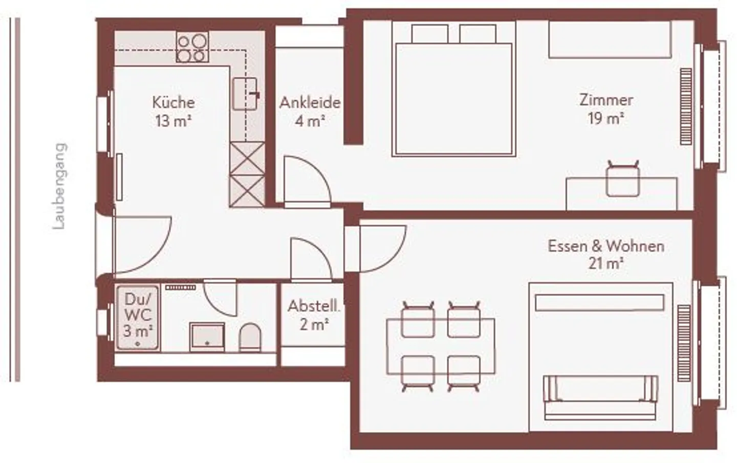 Sanierte Stadtwohnung nähe Enge - Foto 7 von 7