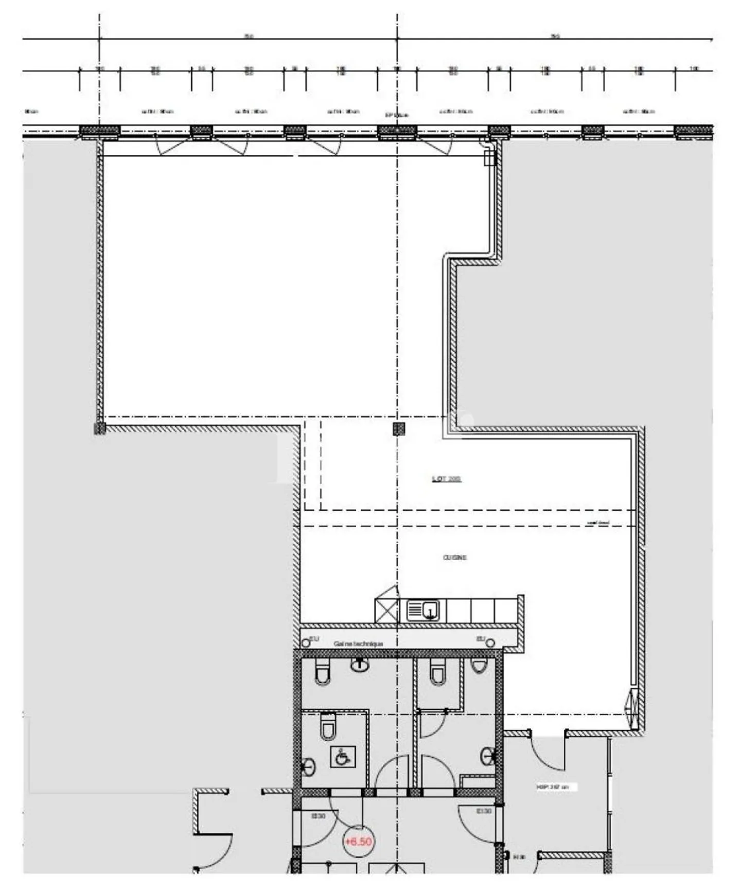 Centro Les Tuillières - Superficie luminosa di circa 122m2 modulabili al 2° piano - Foto 7 di 7