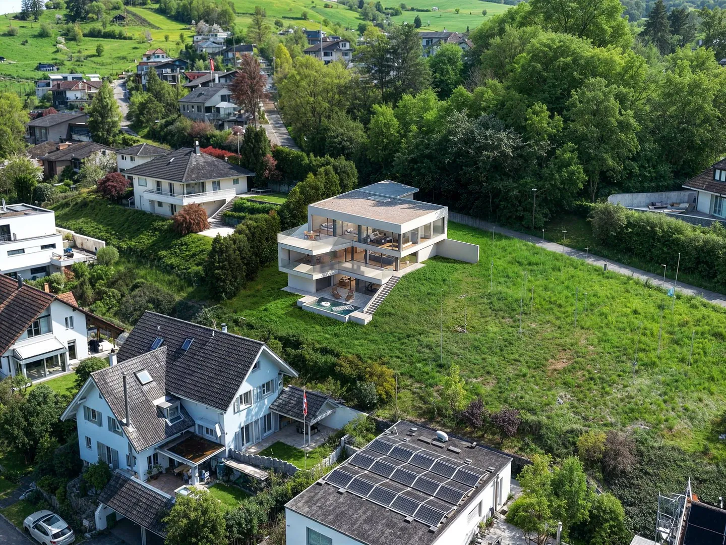 Privilegierte Hanglage in Frick – 646 m² Bauland mit Aussicht - Foto 9 von 12