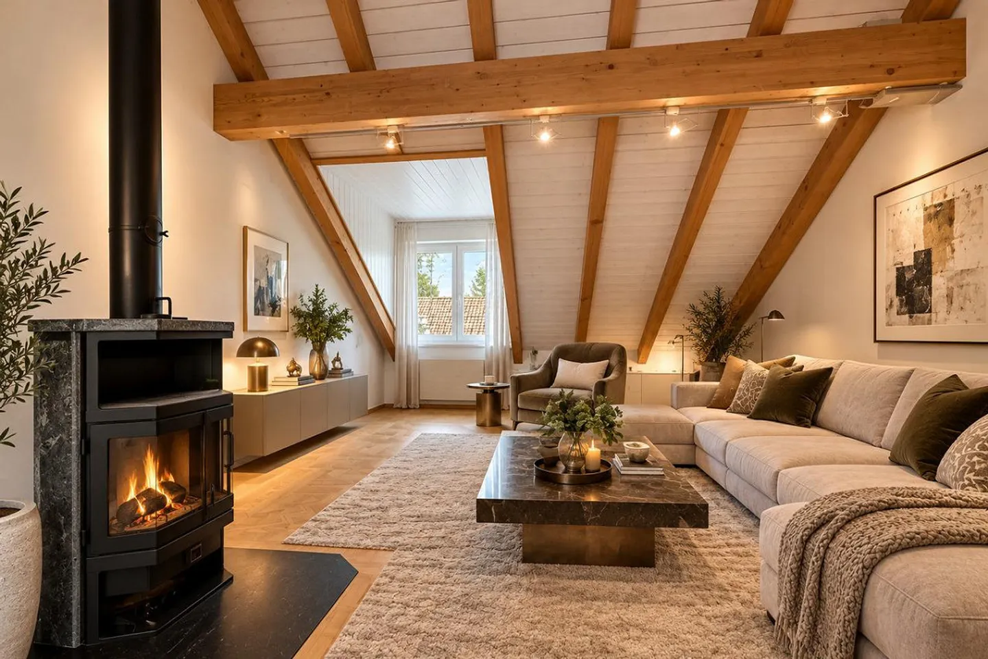 Une maison à tomber amoureux – charmant appartement sous les combles avec poutres apparentes - Photo 5 sur 30