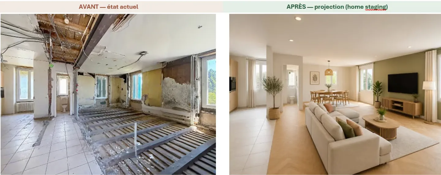 Cressier – A real estate project that needs to be revealed: single villa or two independent apartments - Photo 2 of 13
