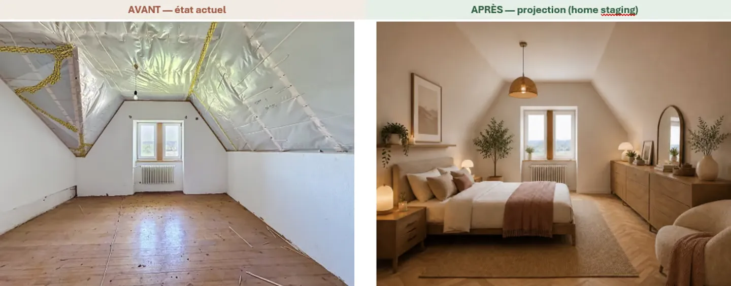 Cressier – A real estate project that needs to be revealed: single villa or two independent apartments - Photo 8 of 13