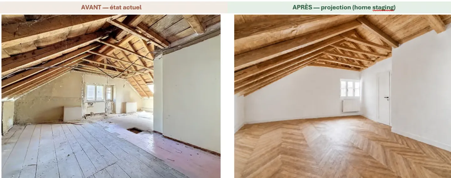 Cressier – A real estate project that needs to be revealed: single villa or two independent apartments - Photo 9 of 13