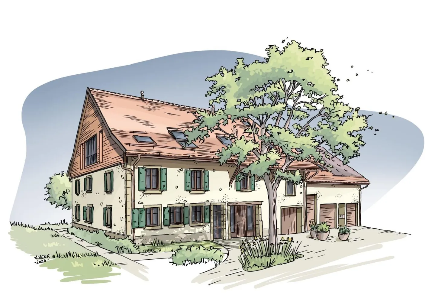 Appartement Charmant dans Ferme Rénovée - Photo 1 sur 8