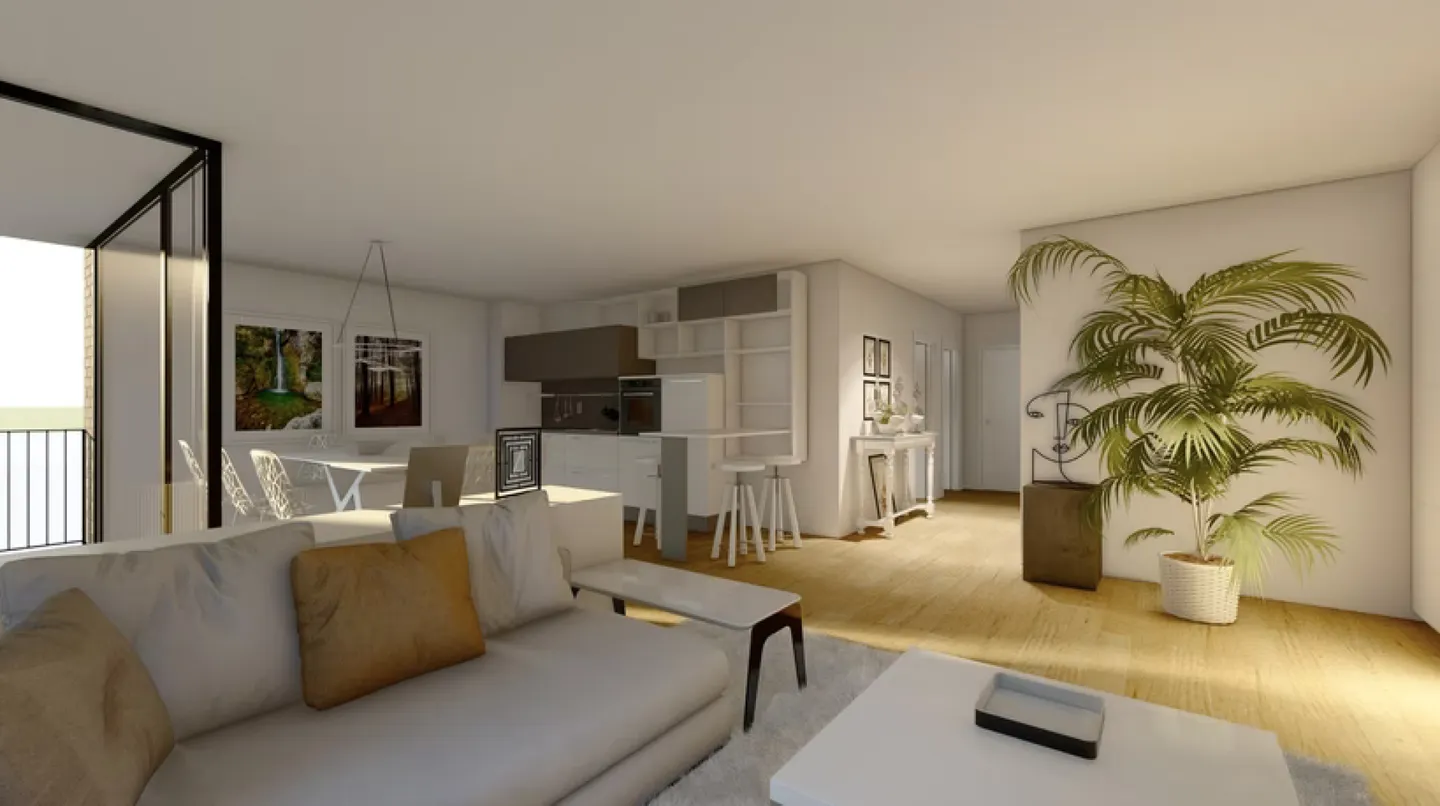 4.5 Rooms in the center of Sion - Photo 3 of 4