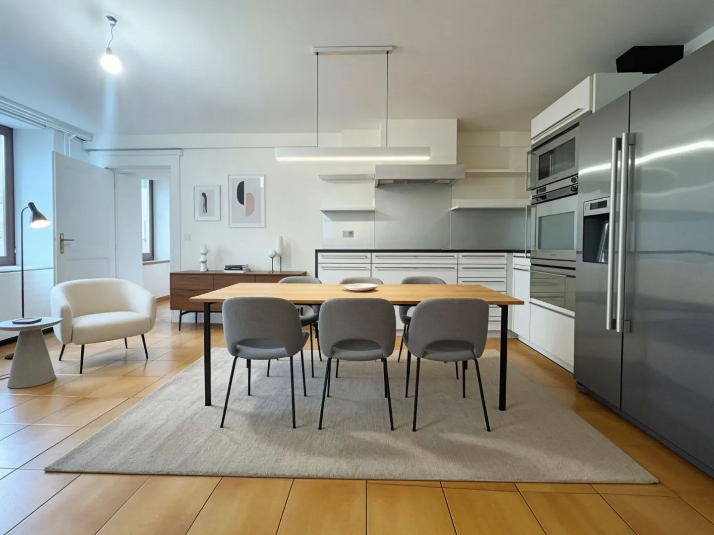 À mieten - Magnifiques Duplex in einem 7,5-Zimmer-Dorfhause - 260 m² - Heizbare Pool - Trélex (Nyon) - Foto 5 di 13