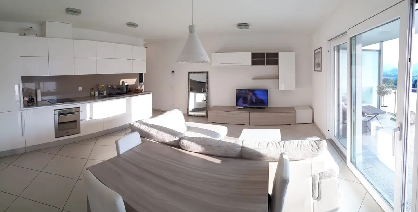 Appartement moderne de 2,5 pièces avec balcon, Cadempino - Photo 1 sur 10