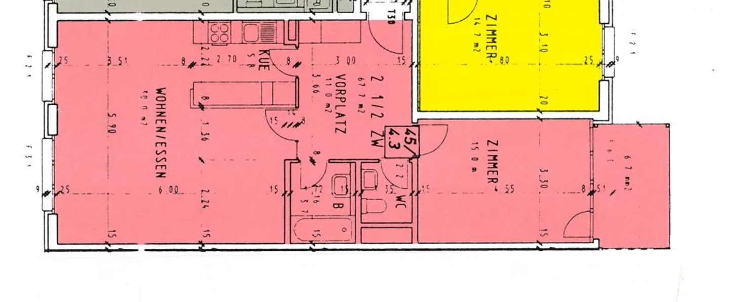 Appartement moderne de 2,5 pièces avec balcon dans un emplacement central à Bâle - Photo 7 sur 7