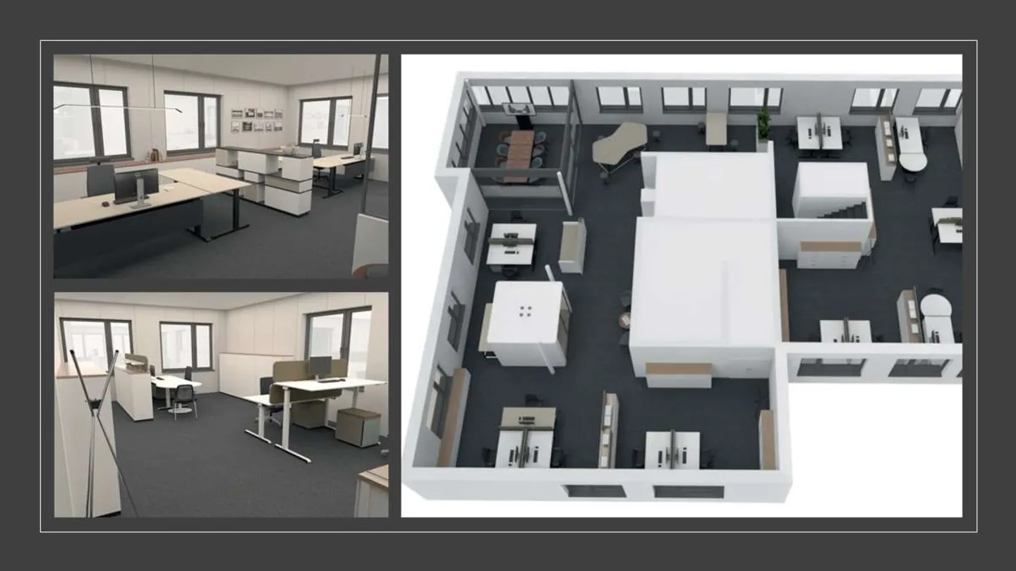 Spazi per uffici da 75m2 a 300m2 - Nuovo edificio Brig-Glis - Foto 6 di 10