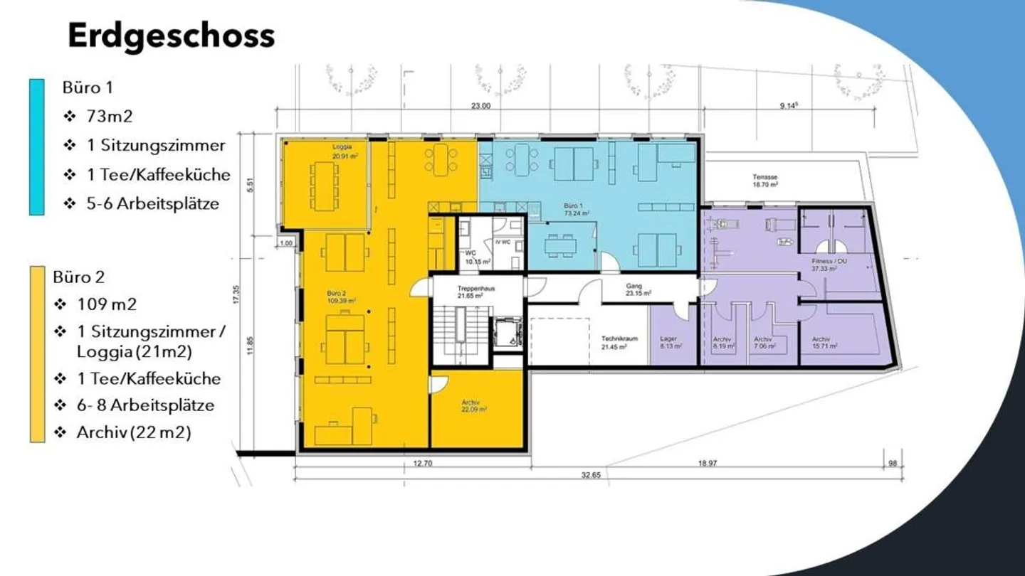 Spazi per uffici da 75m2 a 300m2 - Nuovo edificio Brig-Glis - Foto 10 di 10