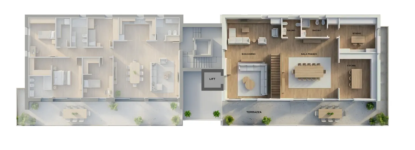Exclusive Duplex with Private Pool and Lake View in Lugano - Photo 9 of 11
