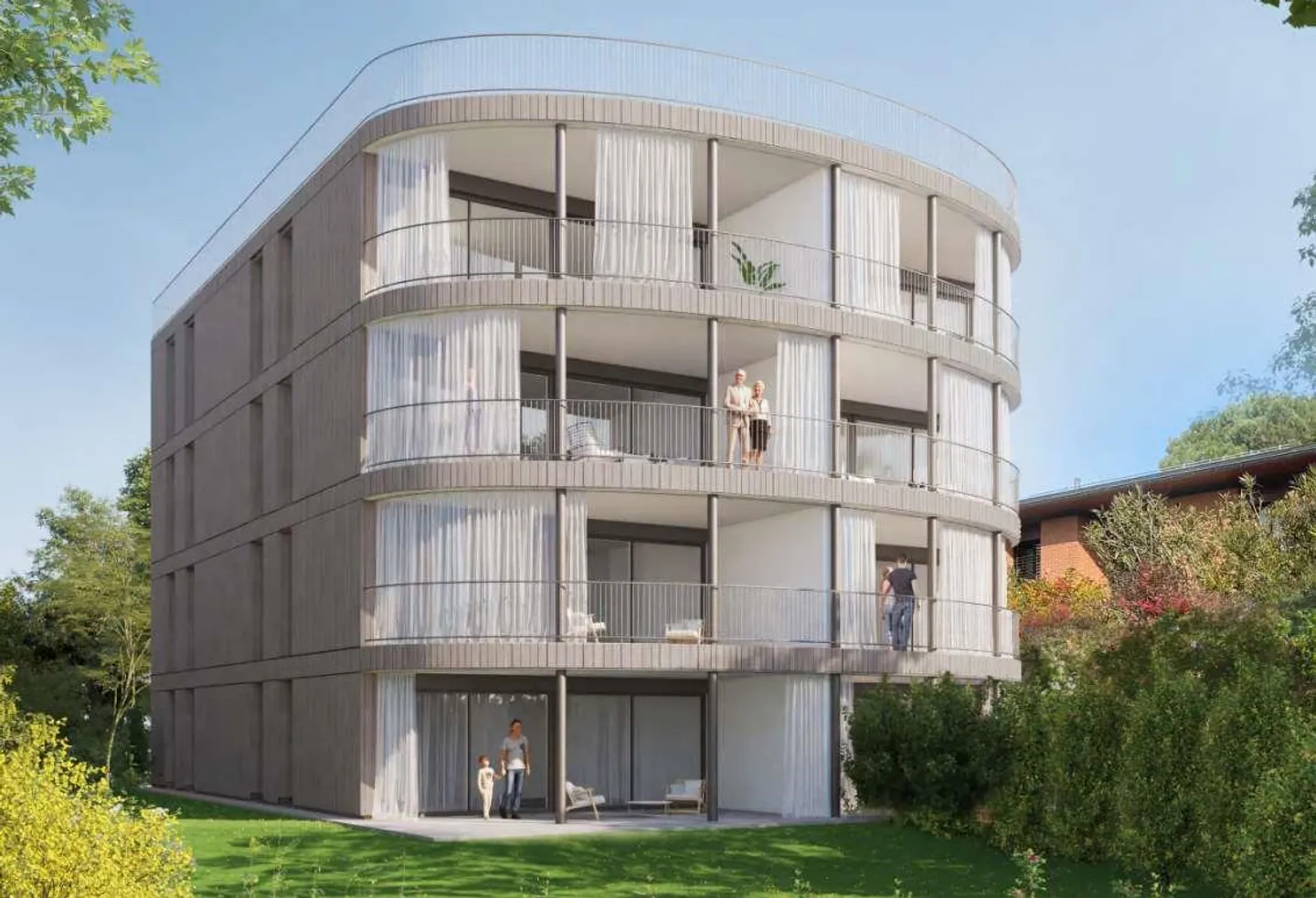 Elegante 4,5-Zimmer-Wohnung - Neubau mit Komfort, Technologie - Foto 1 von 6