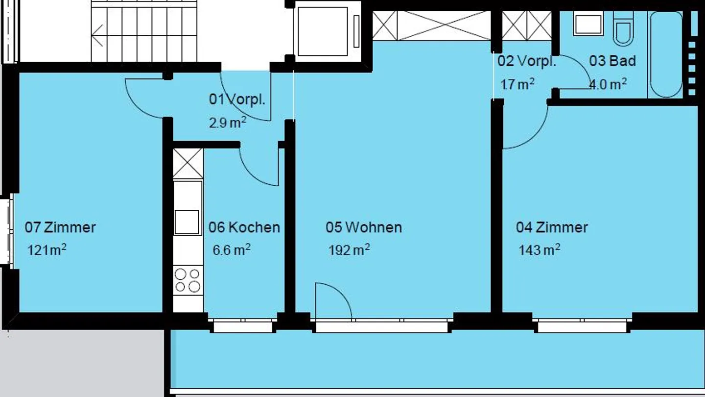 Helle 3-Zimmerwohnung mit Balkon - Foto 9 von 9