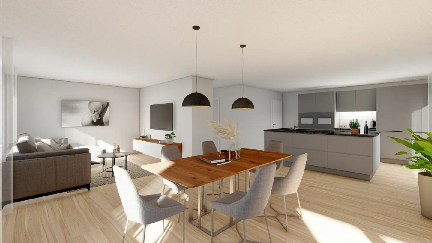 4 1/2-Zimmer Doppeleinfamilienhaus in ländlicher Umgebung - Foto 2 von 8