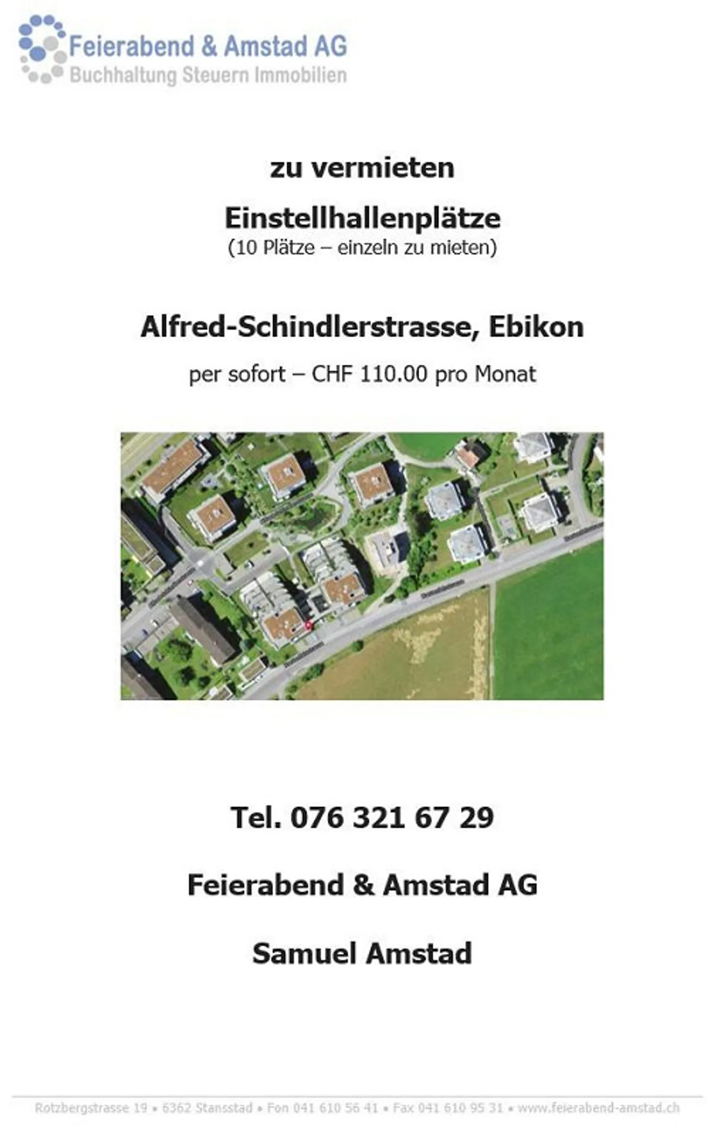 Parkplatz in Ebikon - Foto 2 von 2