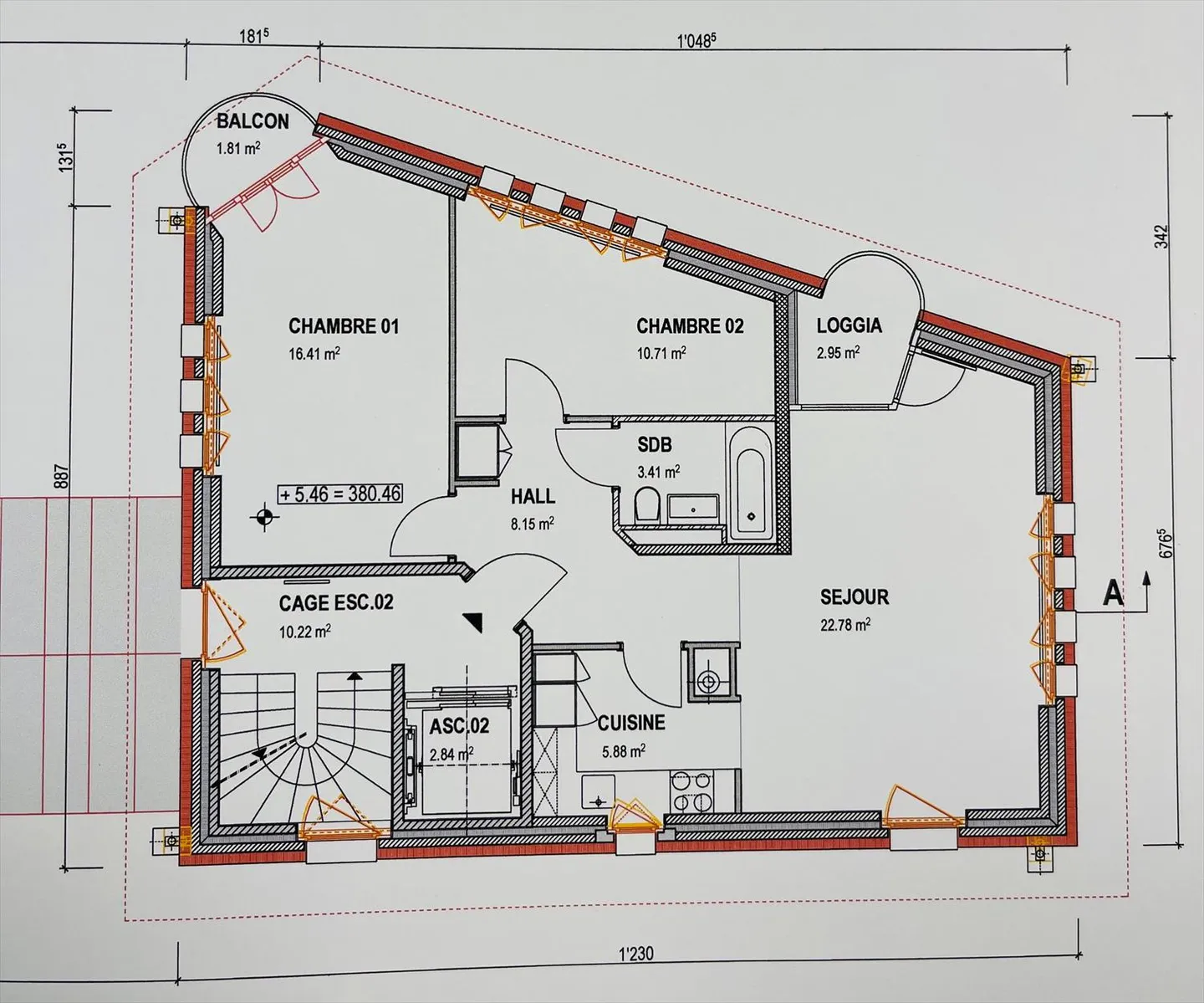 Appartamento di 3 stanze di 72 m2 - Foto 5 di 6