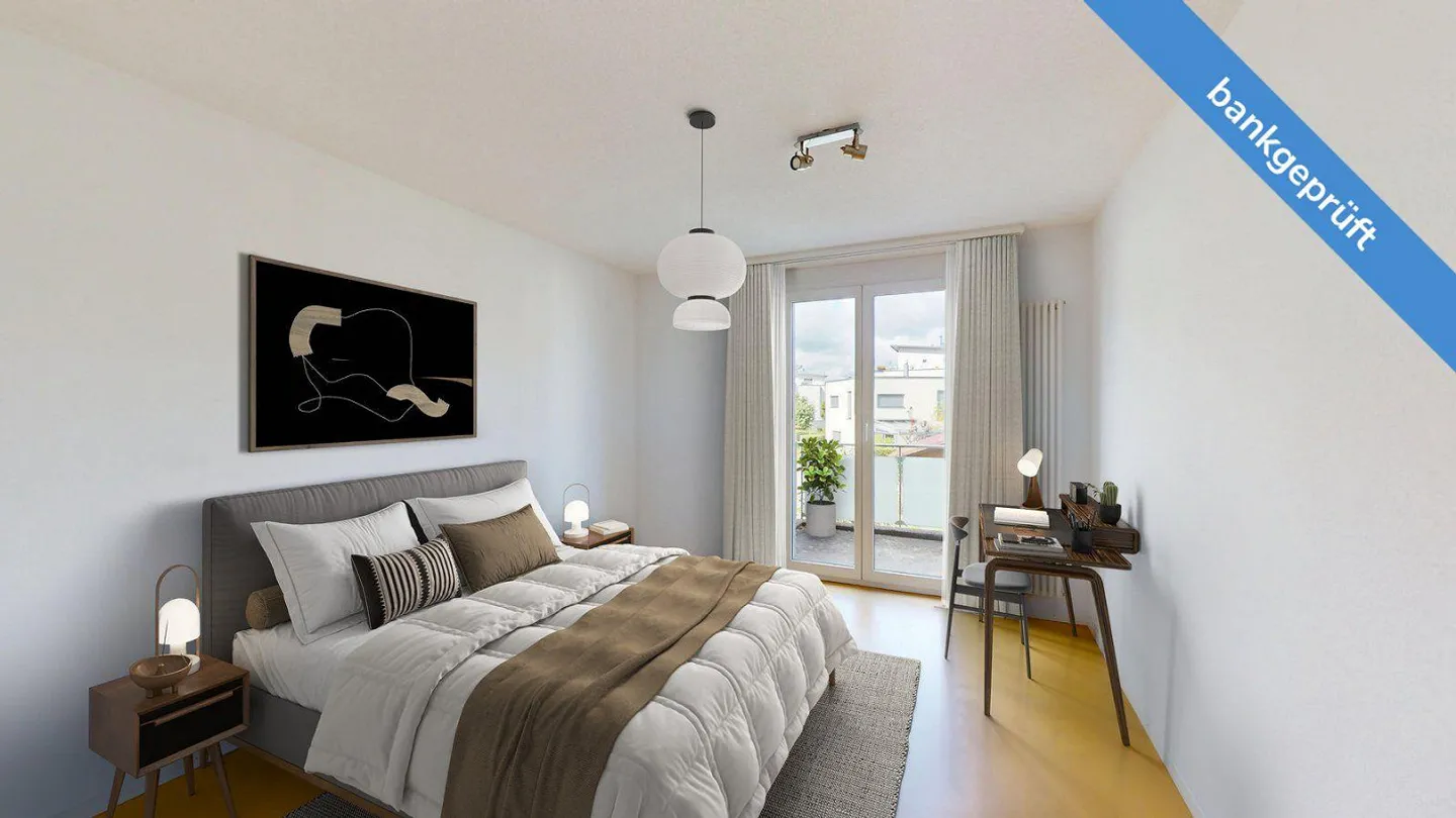AgentSelly - Sonnige 3.5-Zimmerwohnung an ruhiger Lage - Foto 6 von 13
