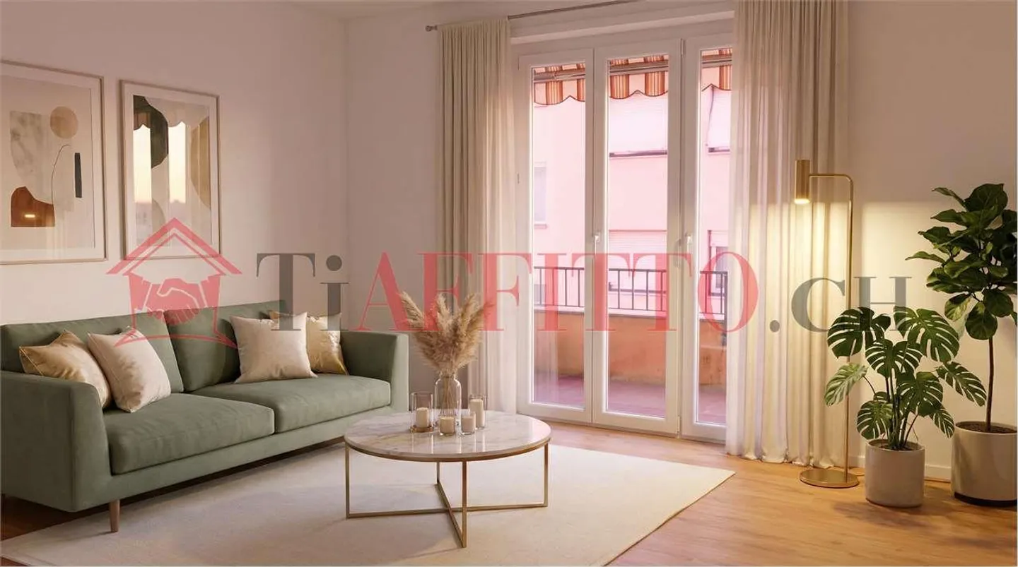 GROSSE 4.5 ZIMMER WOHNUNG RENOVIERT IN CHIASSO - Foto 1 von 6