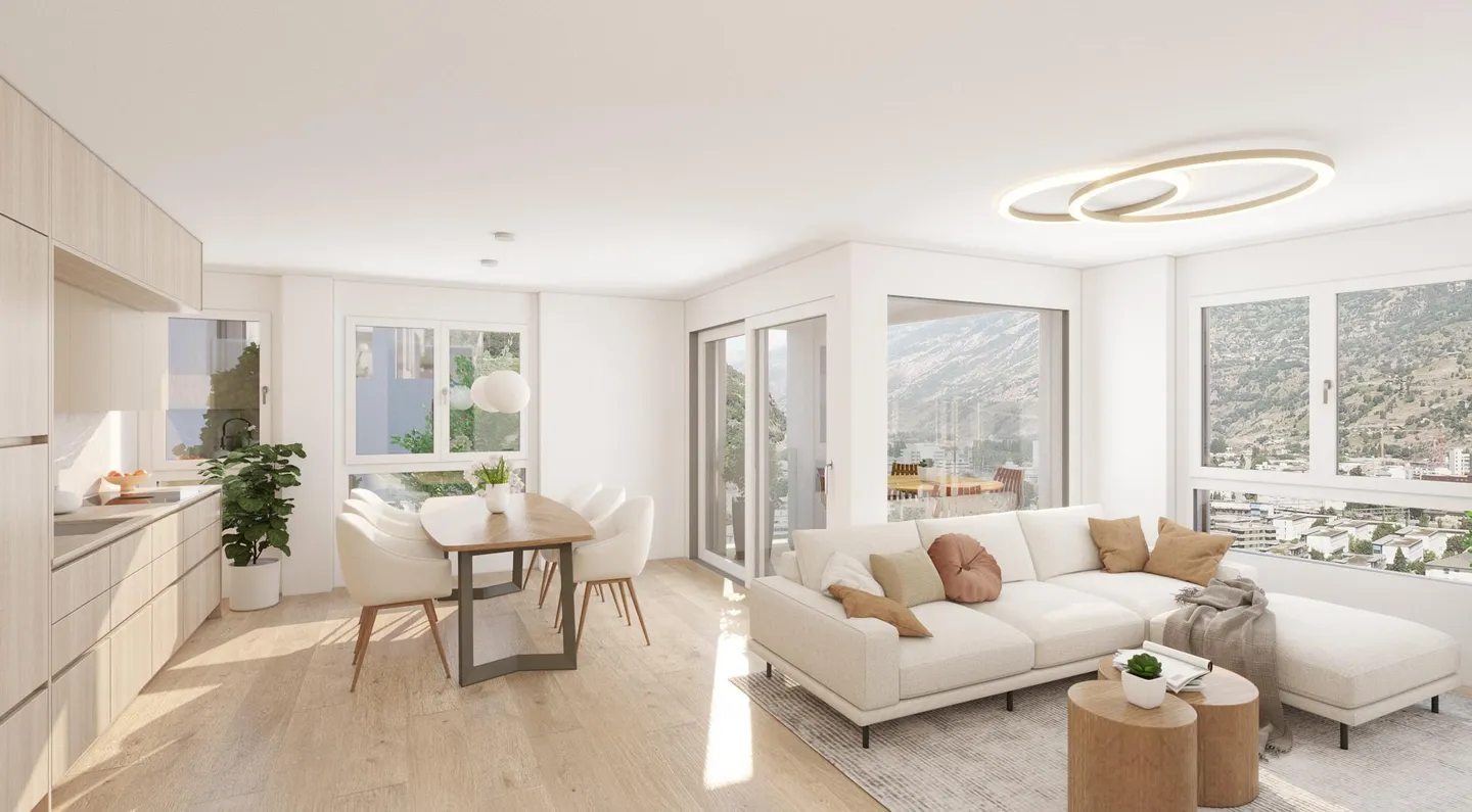 Unique living, enjoying permanently - Weingartenweg 26-30, Visp - Photo 1 of 5