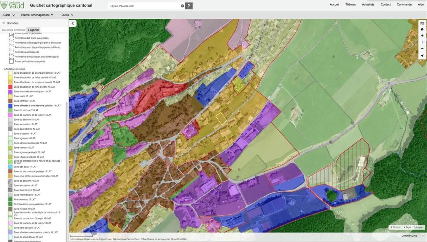 A Leysin, building land for a building with building permit. - Photo 2 of 3