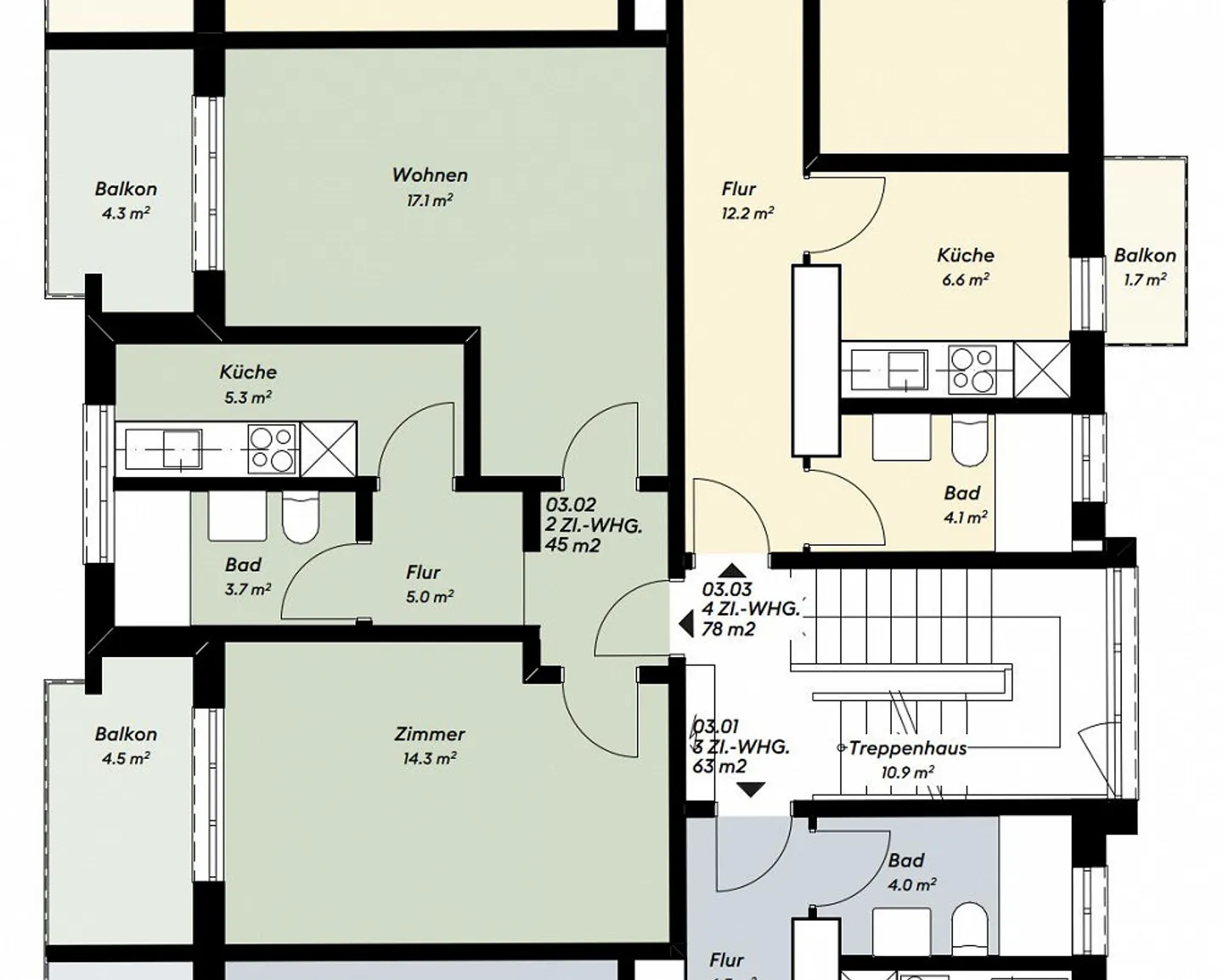 Confortable avec balcon ensoleillé du soir et belle vue - Photo 9 sur 10