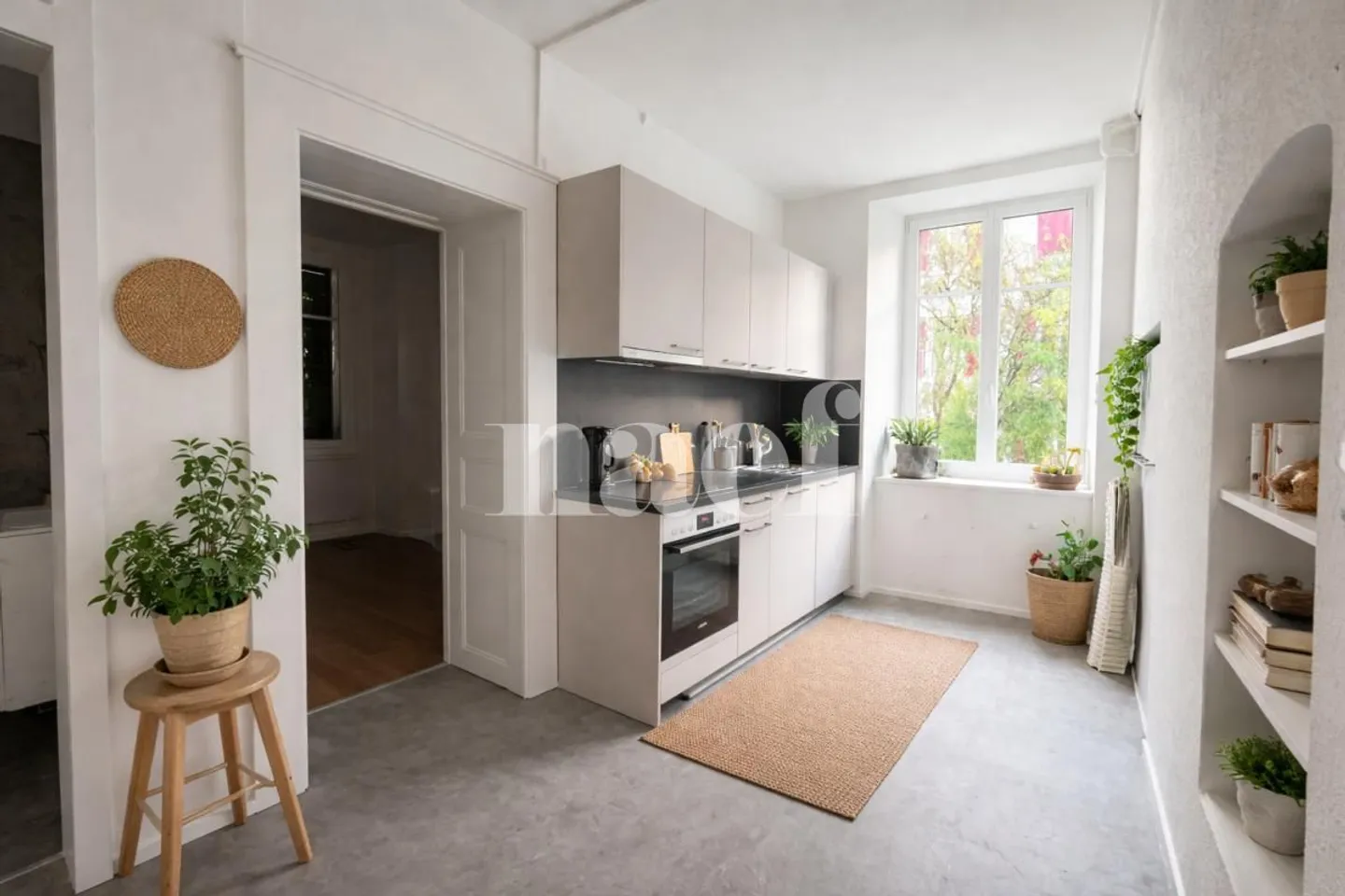 Primo mese di affitto offerto - Appartamento ristrutturato di 3 locali di 64m2 con bella vista libera - Foto 11 di 12