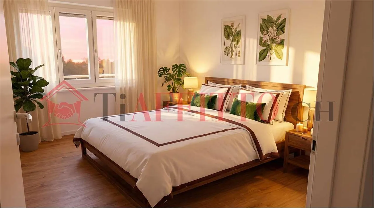 4.5 ZIMMER MÖBLIERT IN CHIASSO - Foto 2 von 5