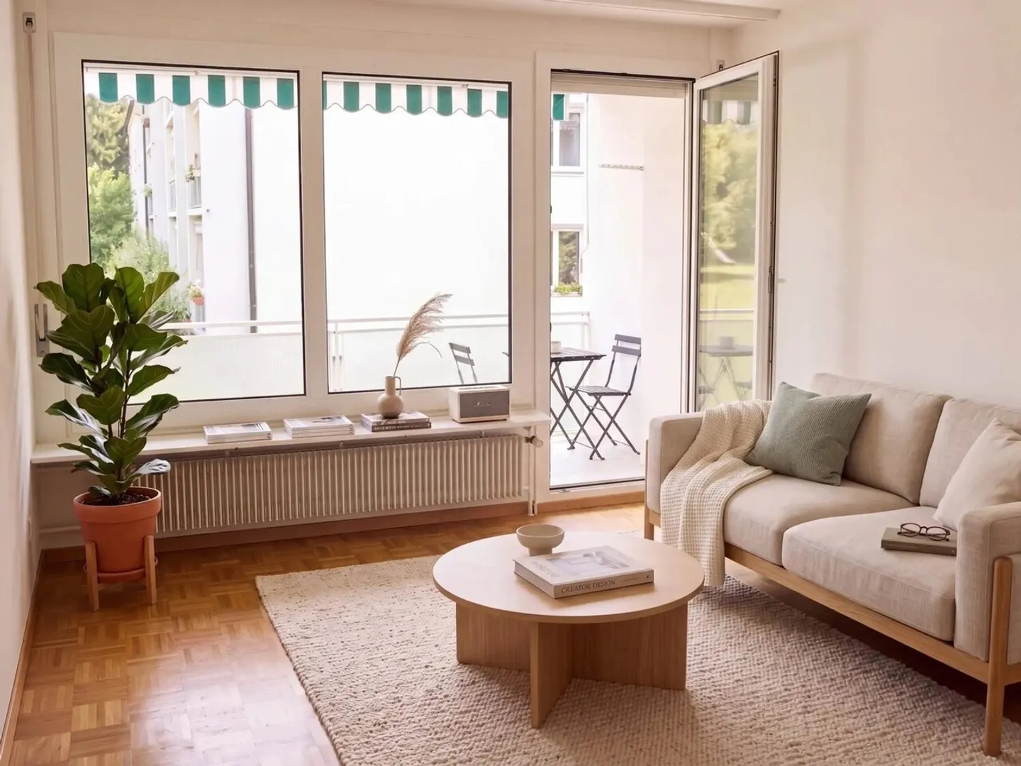 Attractive 3-room apartment on the ground floor - Photo 3 of 7