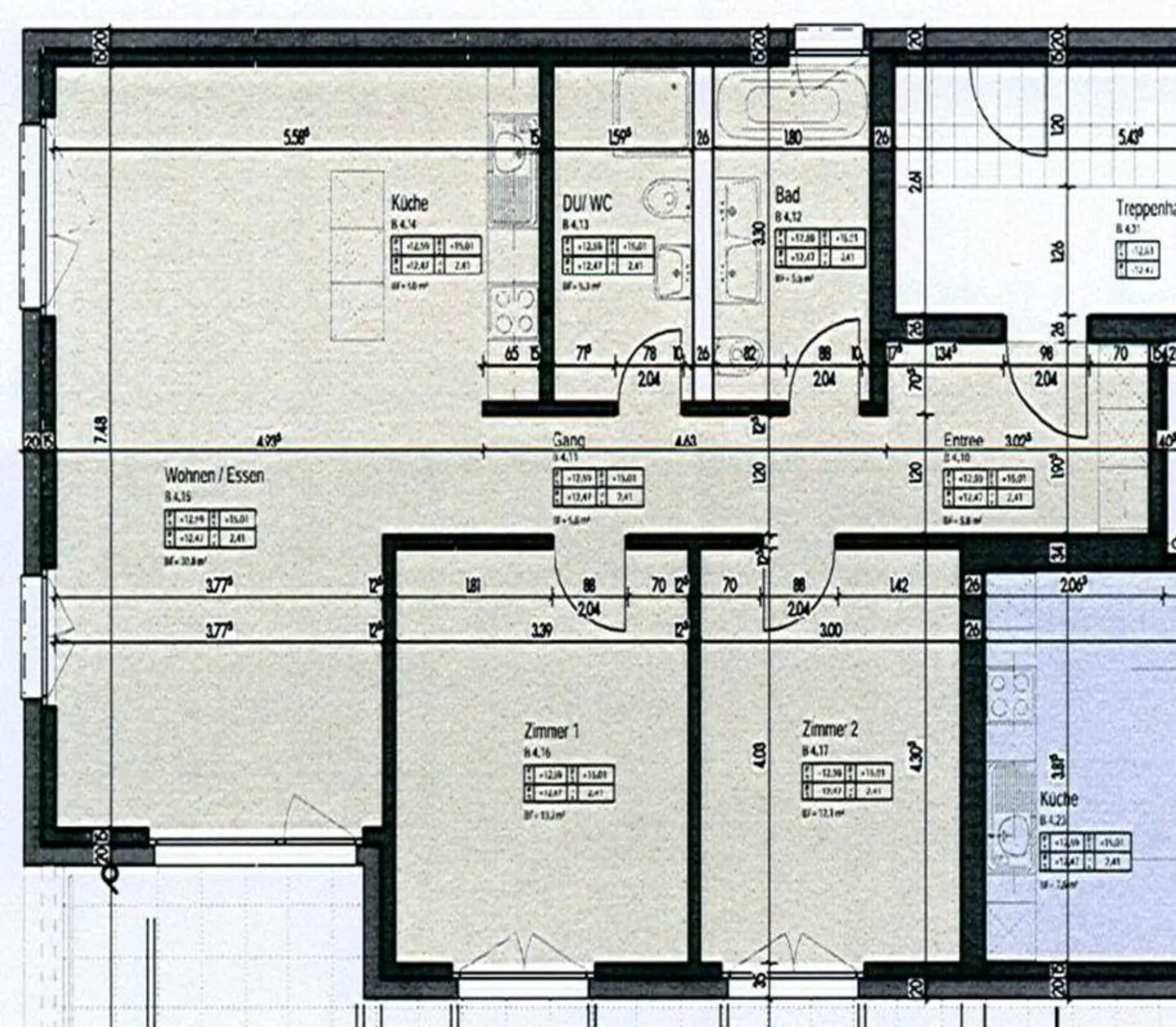 Appartement en attique attrayant de 3,5 pièces avec grande terrasse de 41 m2 - Photo 12 sur 13