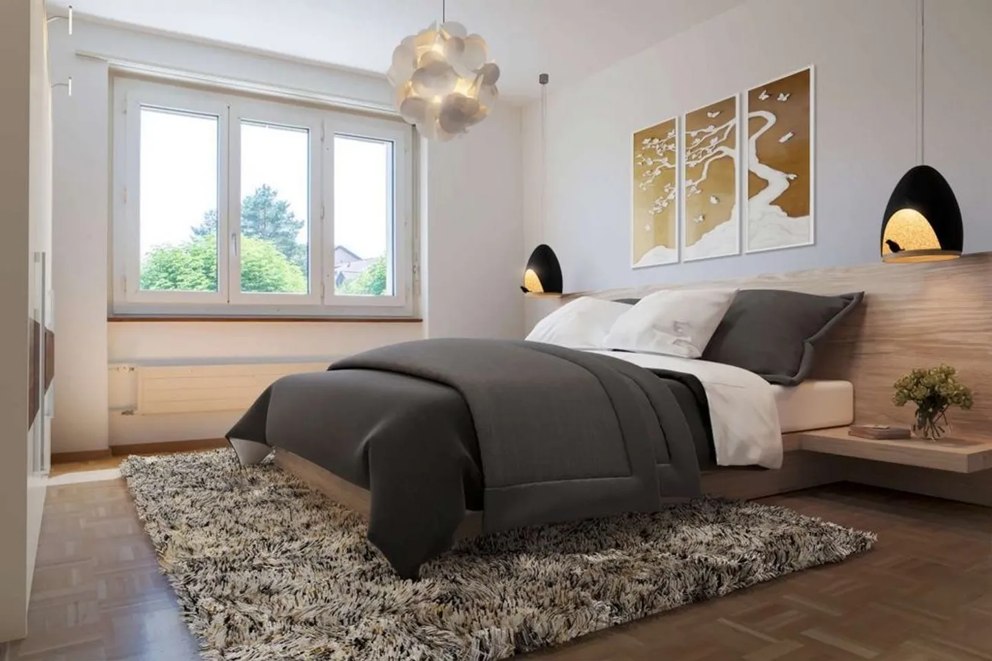 Beautiful apartment for rent in the heights of Fribourg! - Photo 4 of 7