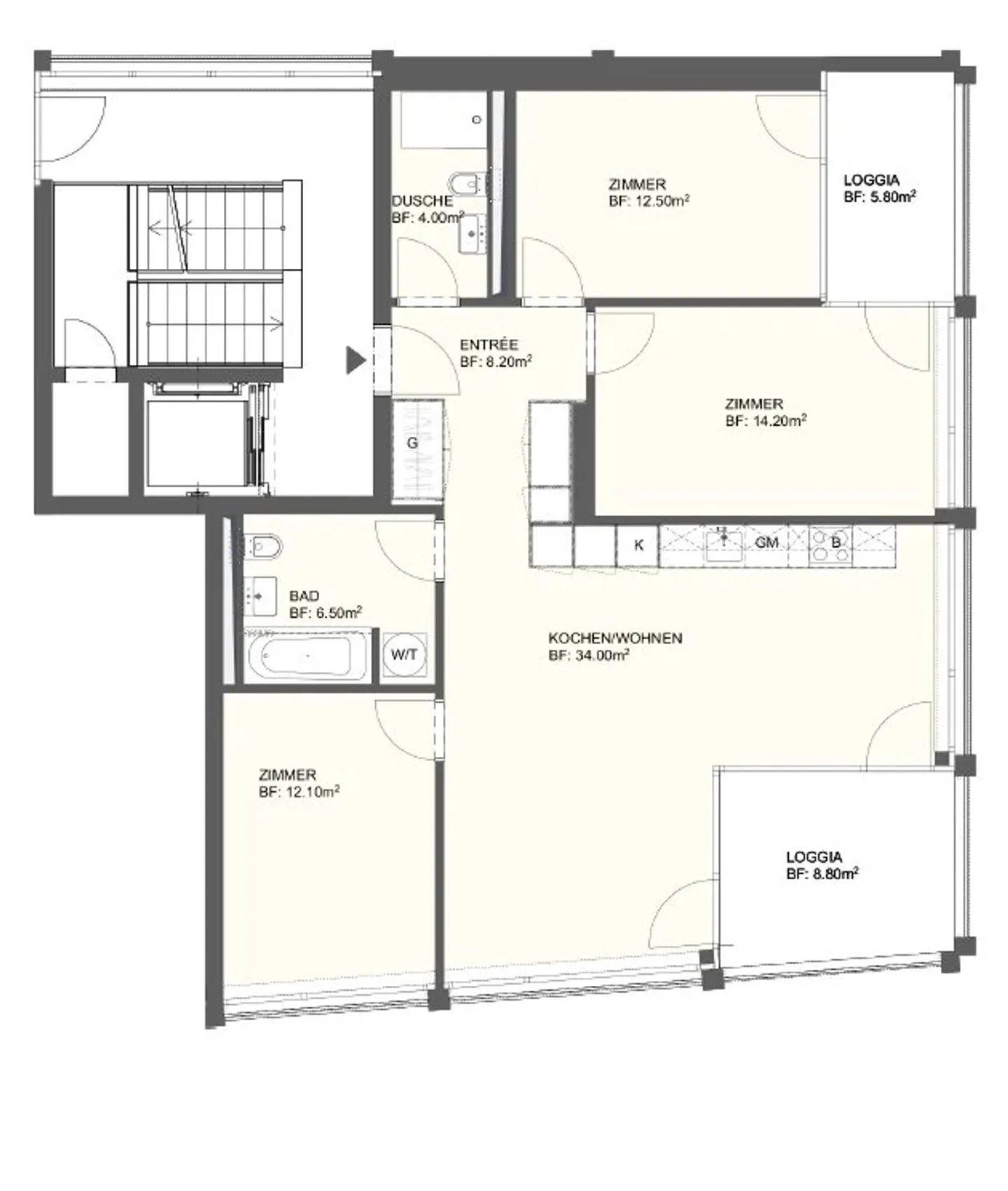 Modern 4.5-Room Apartment in Visp - Photo 8 of 9