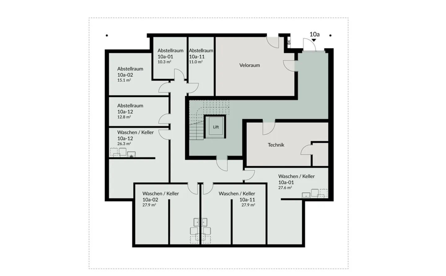 156 m² | Appartamento in proprietà 4.5 locali | Heerenberg | Prima occupazione - Foto 13 di 15