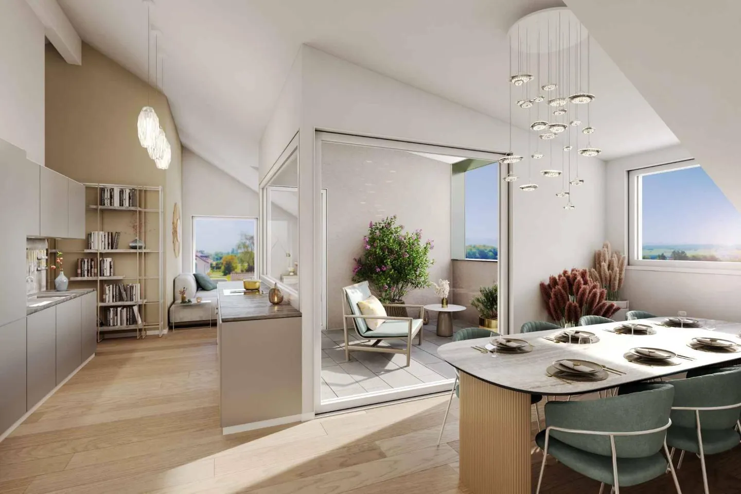 Appartement moderne avec jardin - Photo 3 sur 3