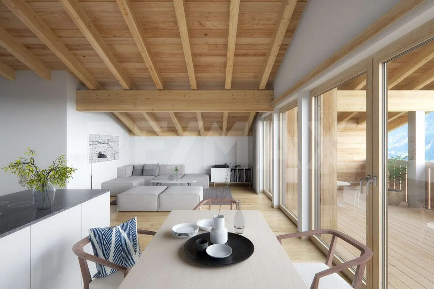 Garglas.ch - 4½-Zimmer-Dachwohnung F11 mit Anteil an Solarkraft - Foto 11 di 11