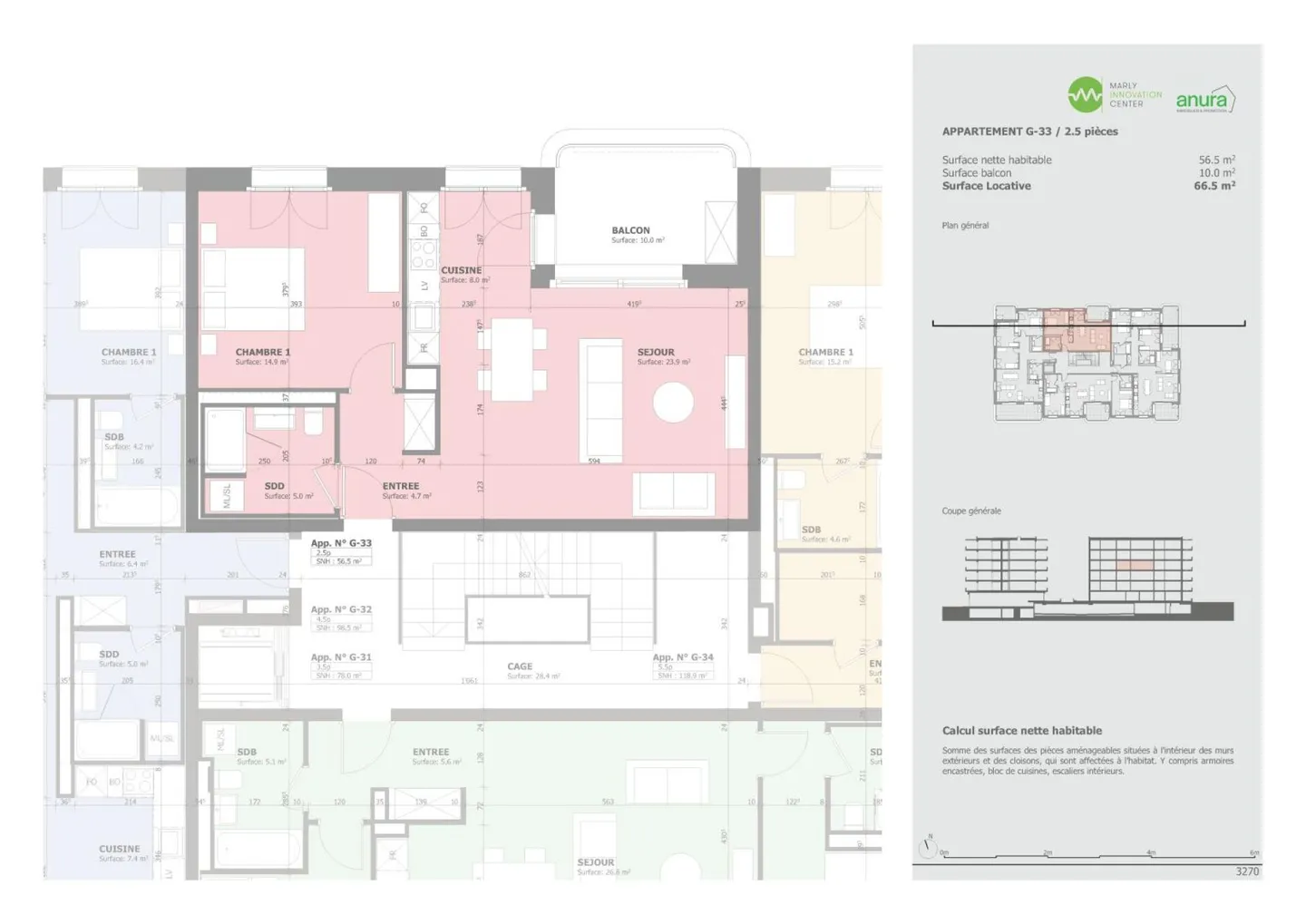 Prairie 2 - 2.5-Zimmer-Wohnung im 3. Stock - Foto 11 von 11
