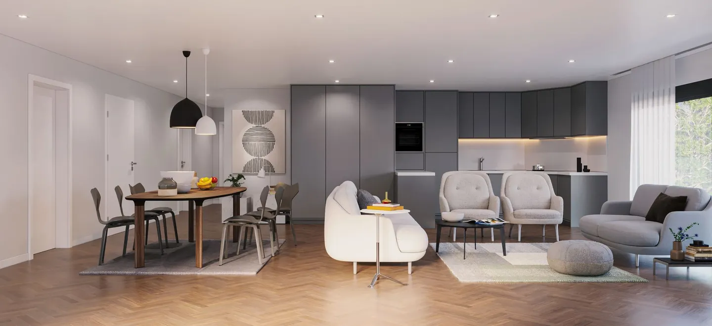 Appartement exclusif de 4,5 pièces dans un nouveau bâtiment - Photo 5 sur 9