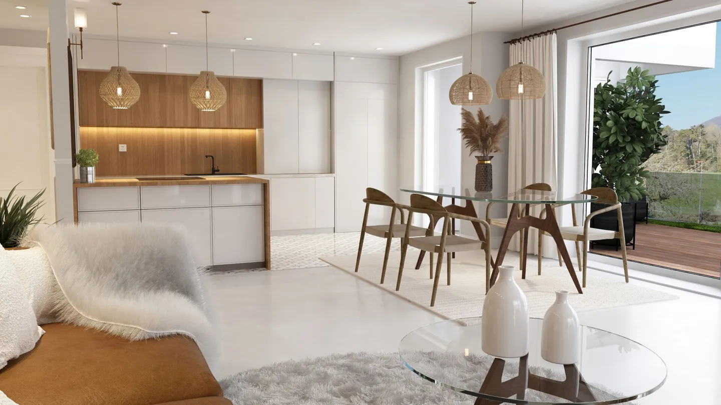 Appartamento notevole di 5,5 stanze - Vista lago - Foto 2 di 4