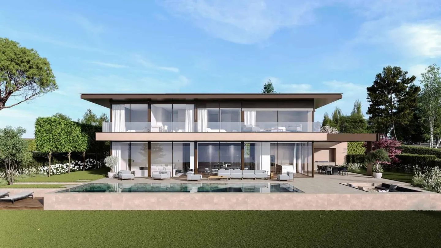 Villa eccezionale al lago - piscina a specchio e spazi benessere - Foto 11 di 13