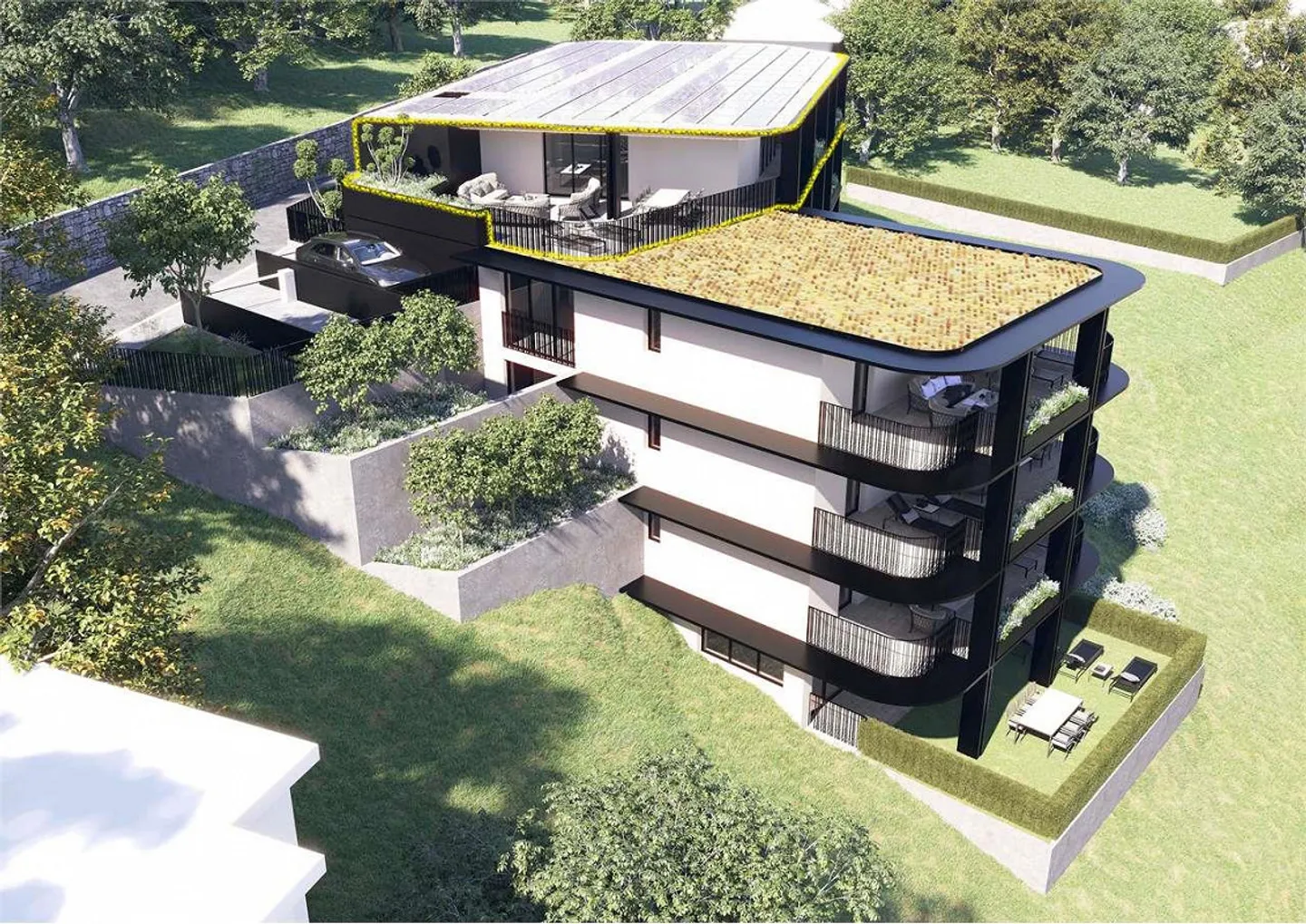 PPP9 - Nouvelle Résidence Oasis - Penthouse raffiné 5.5 pièces avec 245 m² - Photo 2 sur 13