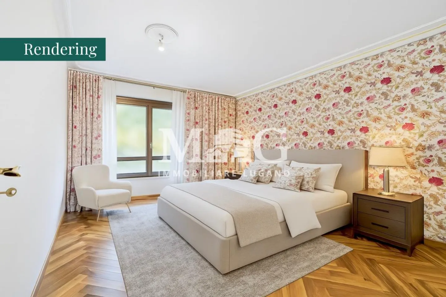 Appartement 4.5 pièces à vendre au centre de Lugano - lumineux, avec balcon et vue dégagée, piscine et place de parking - Photo 11 sur 12