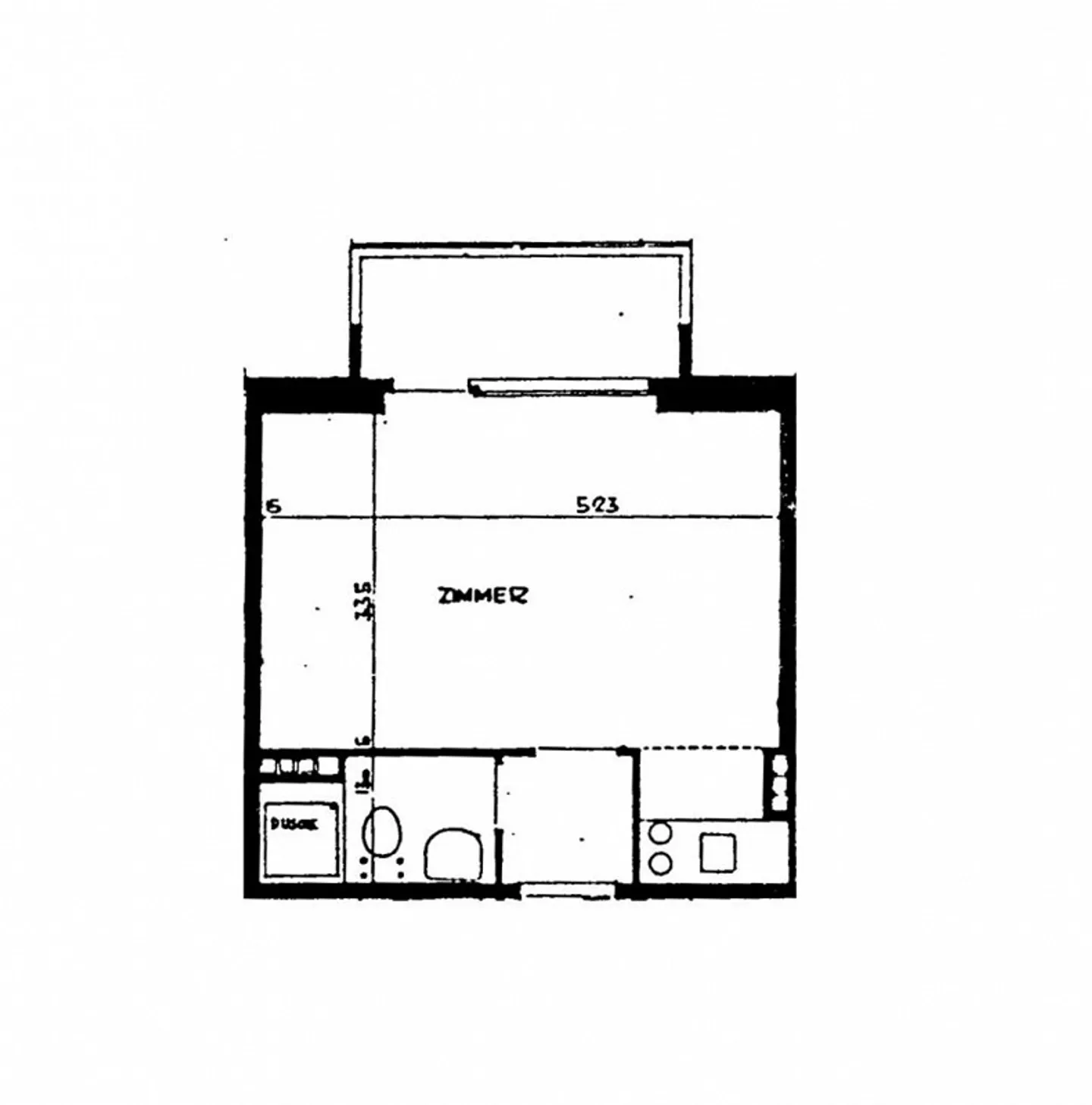 Luminoso appartamento di 1 stanza con balcone - Foto 5 di 5