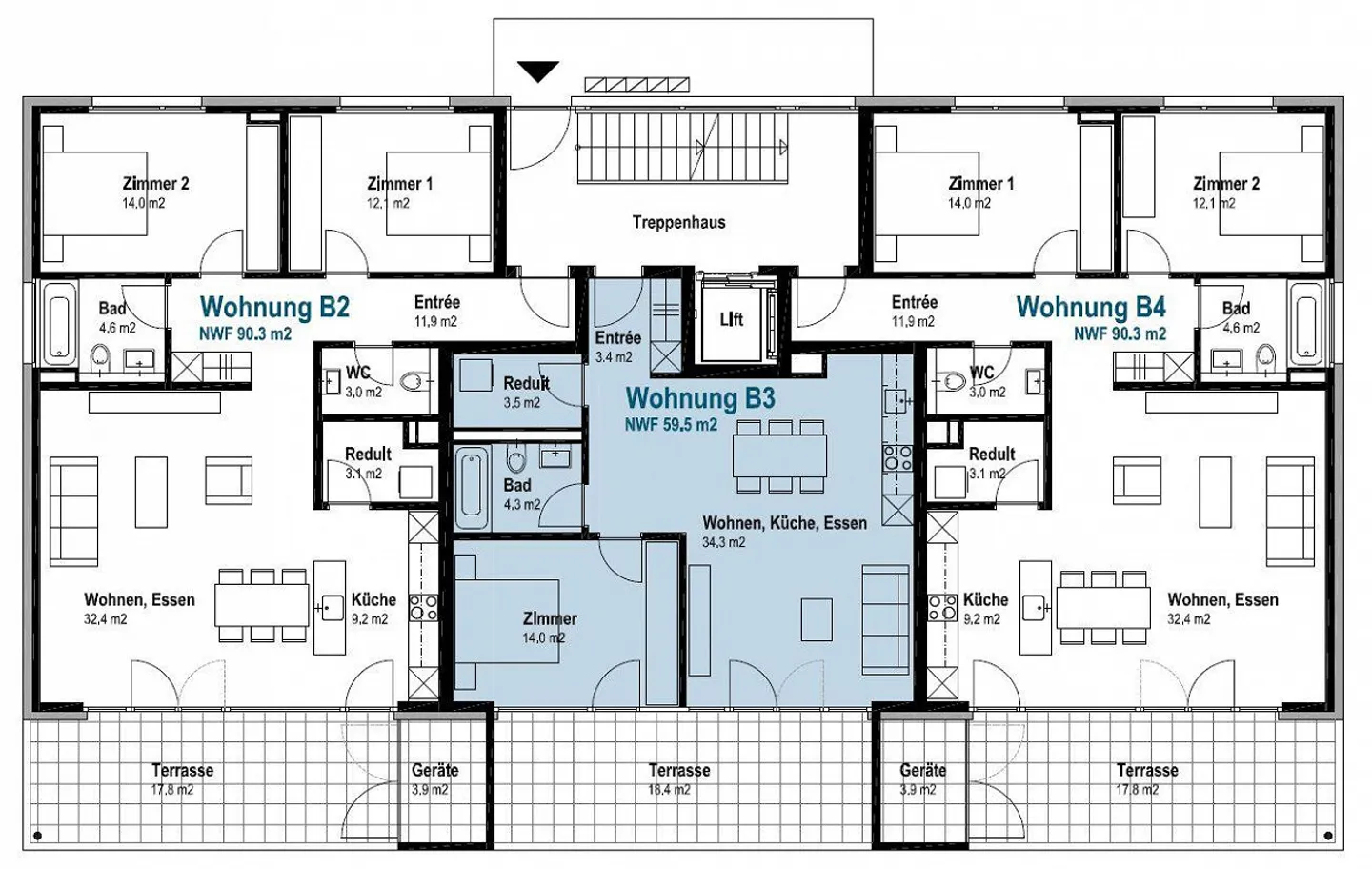 Modernes Parterre-Apartment - Foto 6 von 6