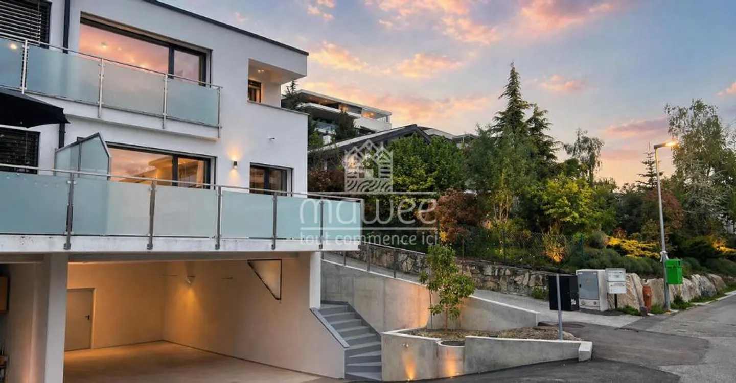 Villa MINERGIE d'exception avec vue panoramique, confort, modernité et autonomie énergétique - Photo 1 of 8