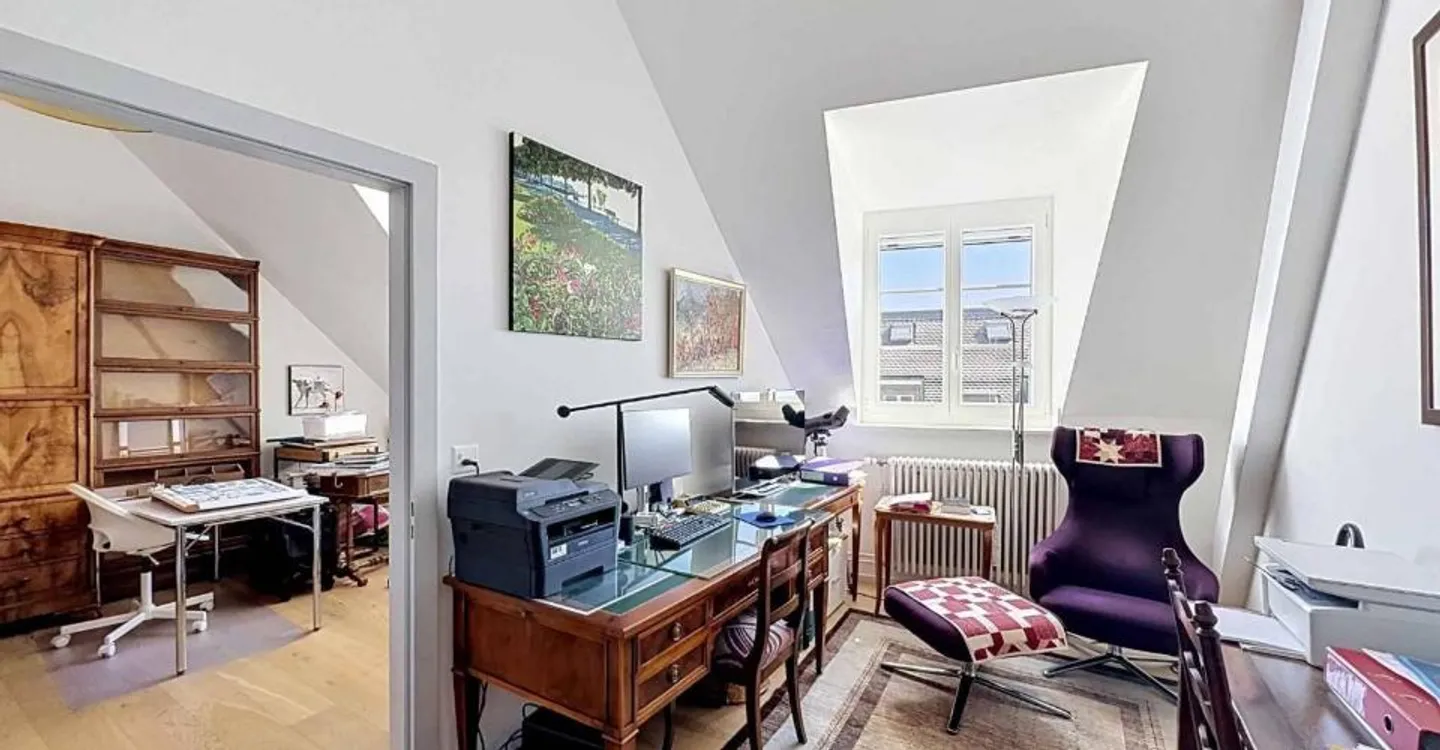 Elegante 5-Zimmer-Wohnung im Herzen von Neuchâtel - Foto 7 von 12