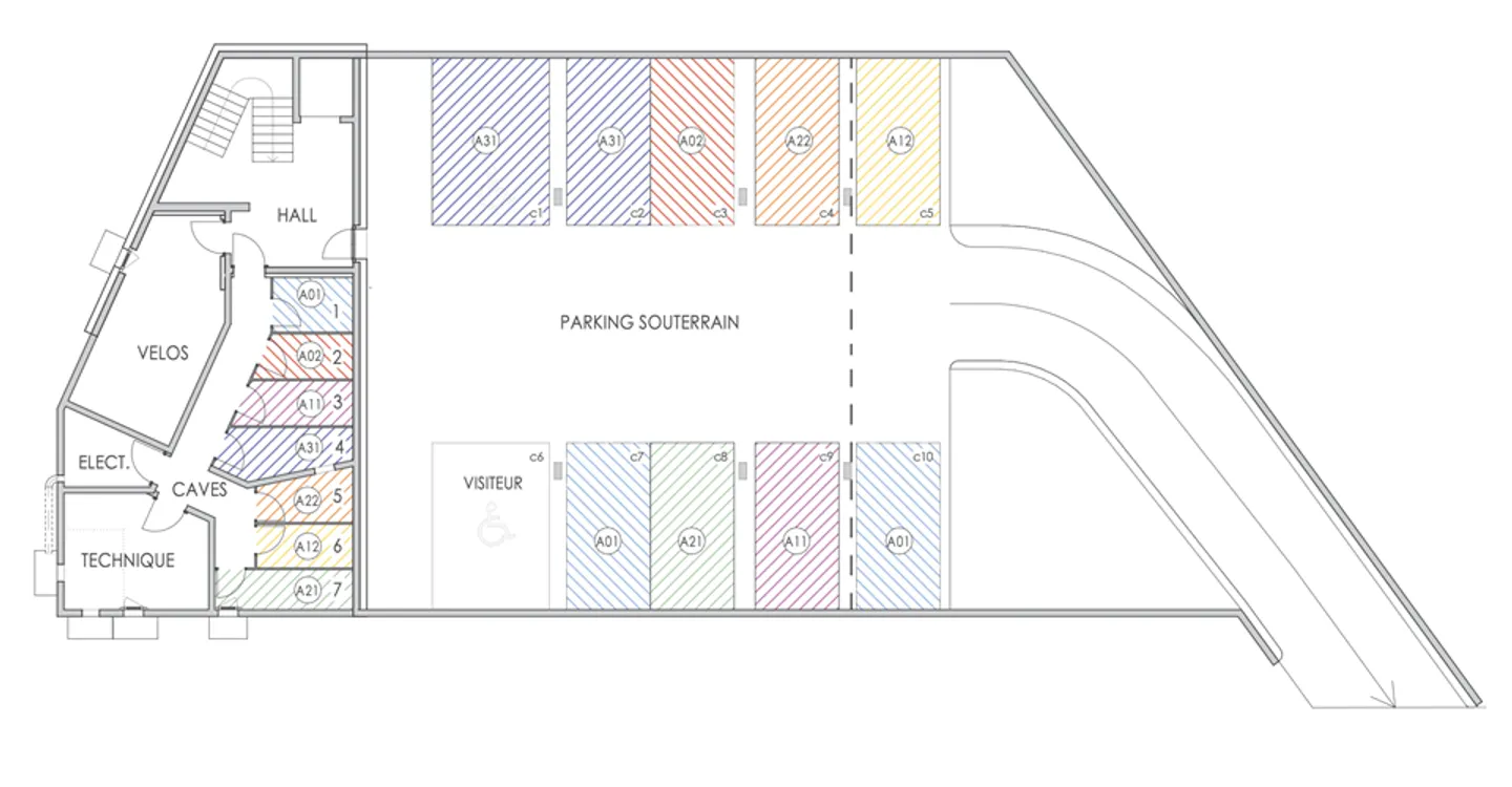 Magnificent 4.5-room apartment with 1 parking space in Attalens (A21) - Photo 10 of 14